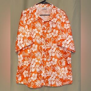 Baltimore Orioles  Baseball 2022 Birdland Hawaiian shirt Orange Siz XL